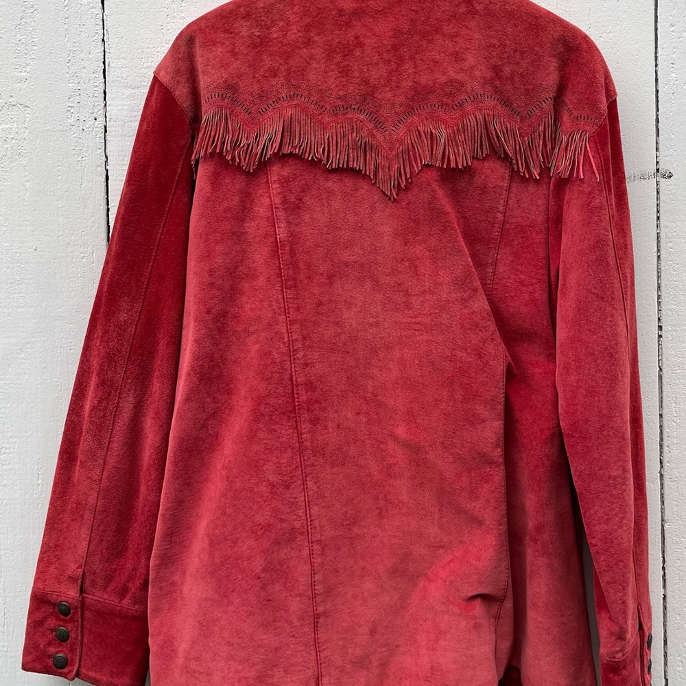 Fringed Suede Jacket - Picture 3 of 6